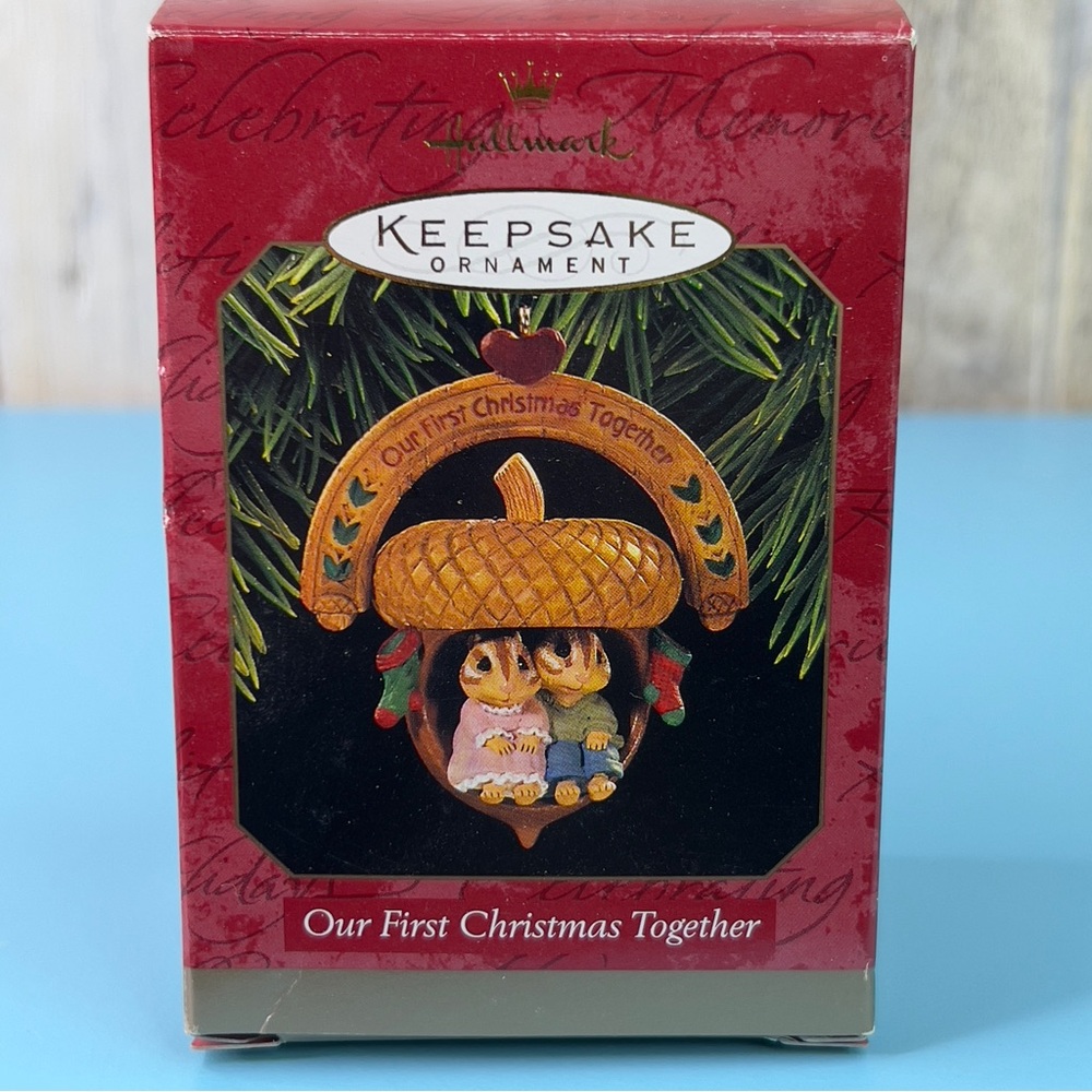Hallmark Keepsake Ornament Our First Christmas Together Handcrafted Dated 1997